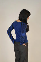 Obelia's Mia Long Sleeve Top Navy