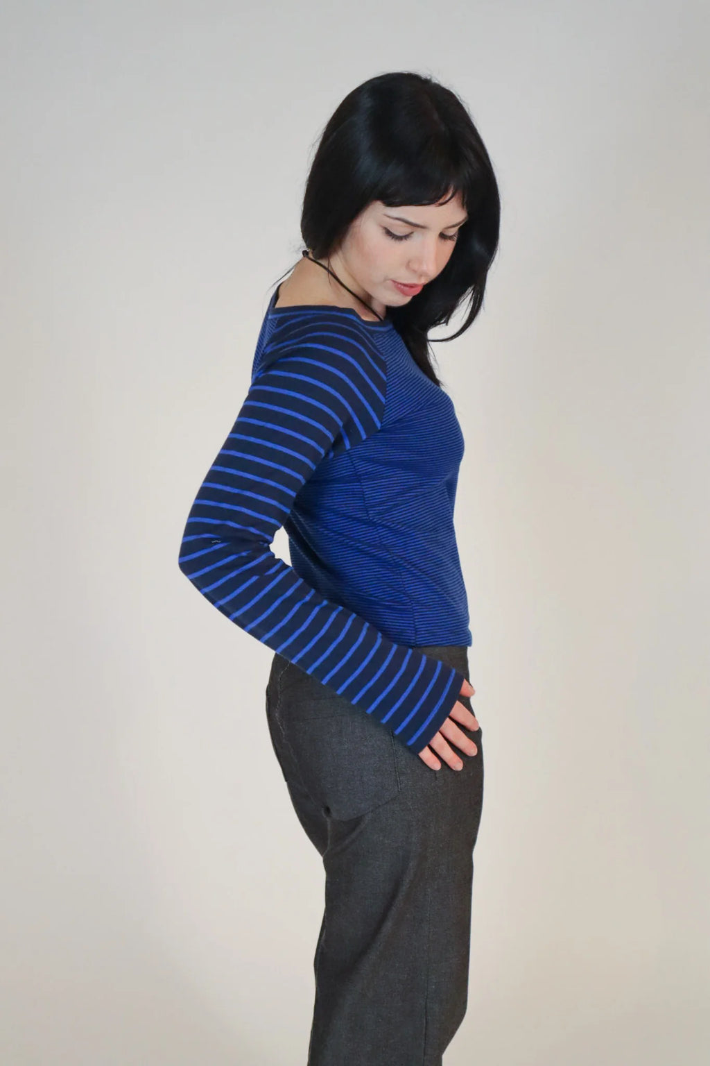 Obelia's Mia Long Sleeve Top Navy