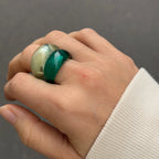 GLASS RING | PINE
