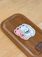 KEEPSAKE KITTY | PINK/BROWN