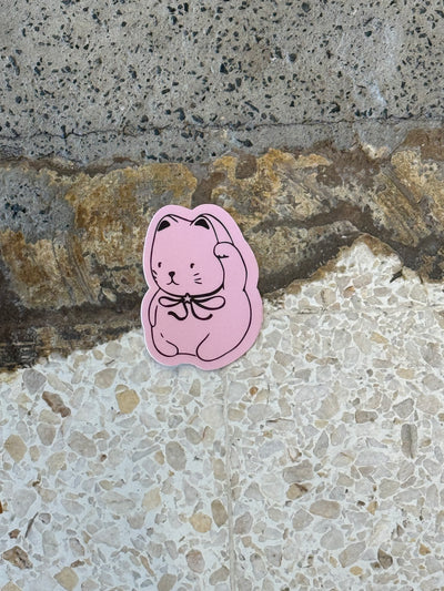 KEEPSAKE KITTY | PINK/BROWN