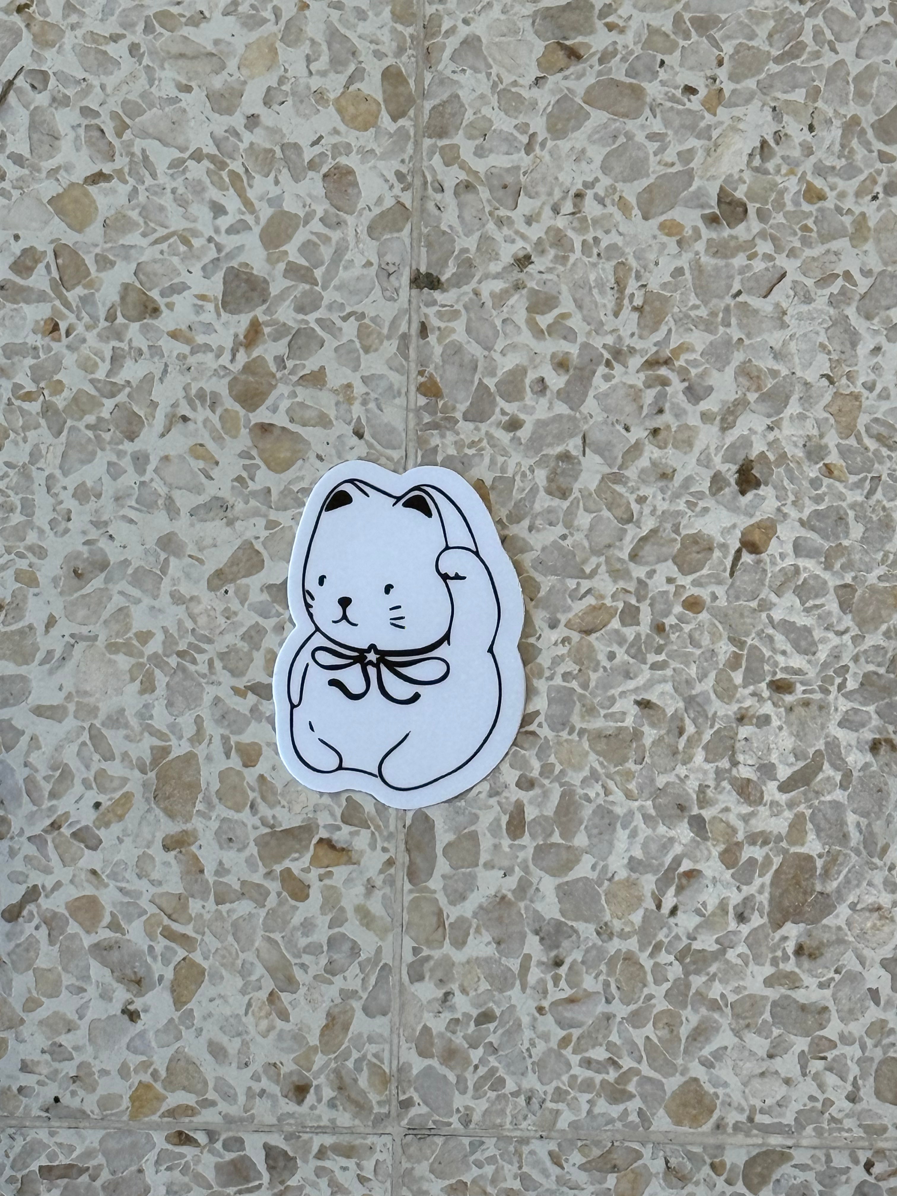 KEEPSAKE KITTY | WHITE/BROWN
