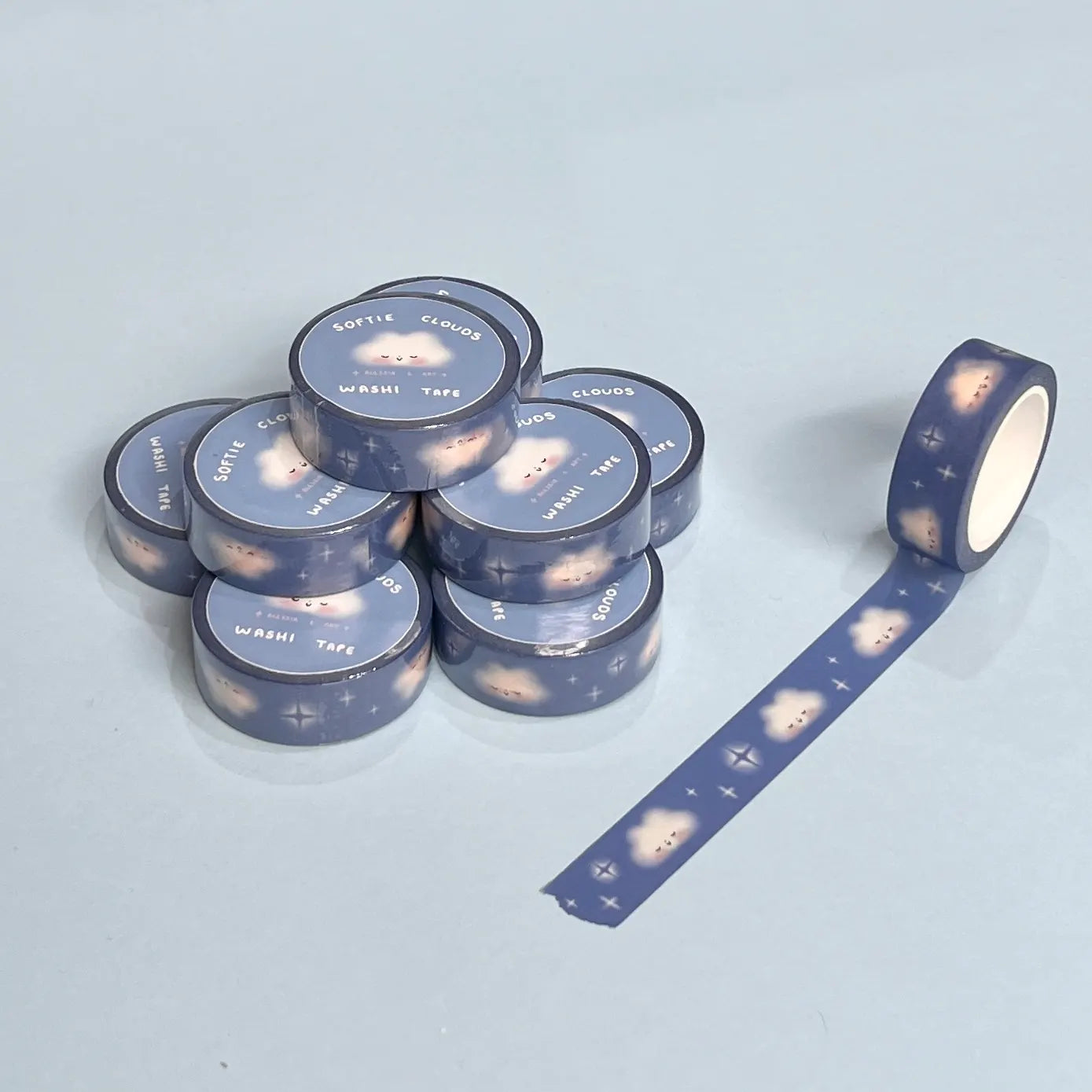 SOFTIE CLOUDS WASHI TAPE | ALESSIA E ART