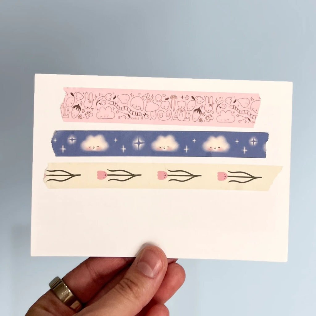 SOFTIE CLOUDS WASHI TAPE | ALESSIA E ART