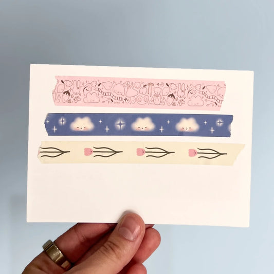 SOFTIE CLOUDS WASHI TAPE | ALESSIA E ART