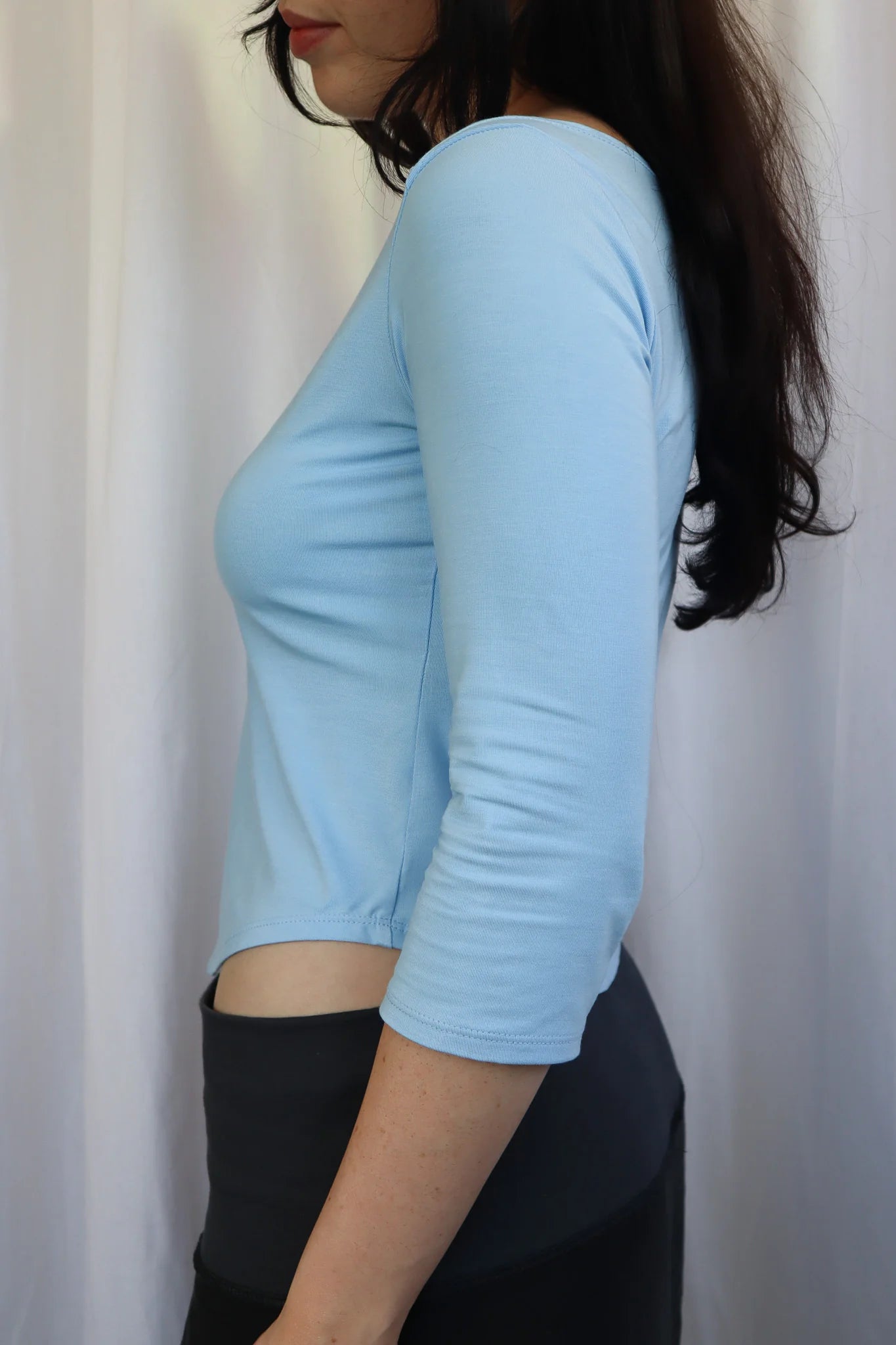 Obelia's Frenchie 3/4 Top Sky