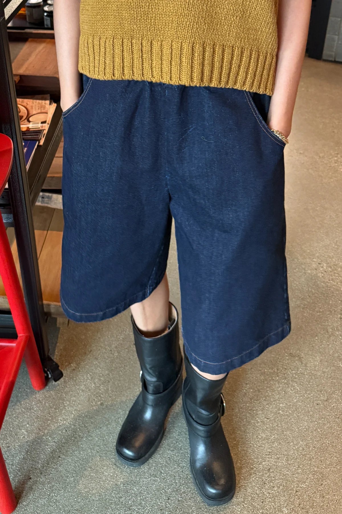 LIAM BERMUDA SHORTS | RAW DENIM