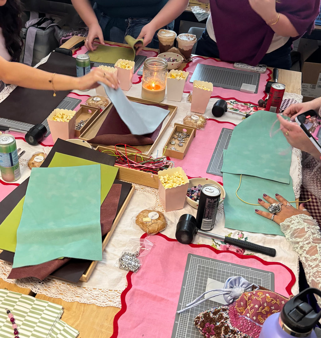 MINI LEATHER JOURNAL WORKSHOP | 13 JUNE