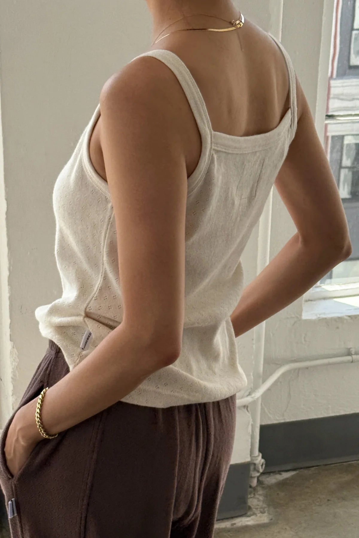 POINTELLE EVE CAMI | NATURAL