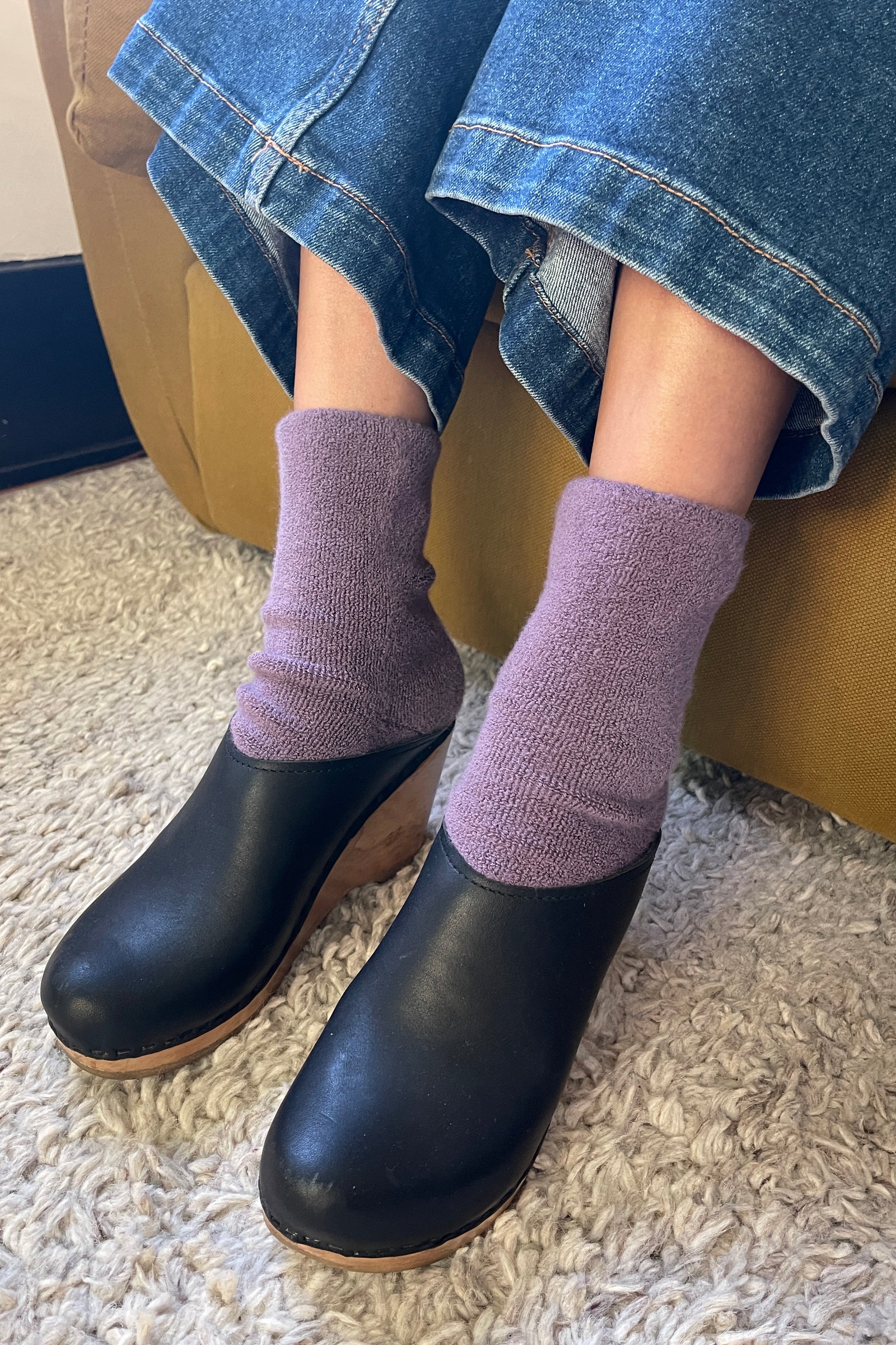 CLOUD SOCKS | PLUM