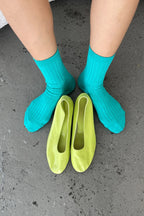 Le Bon Shoppe Her Socks Turquoise