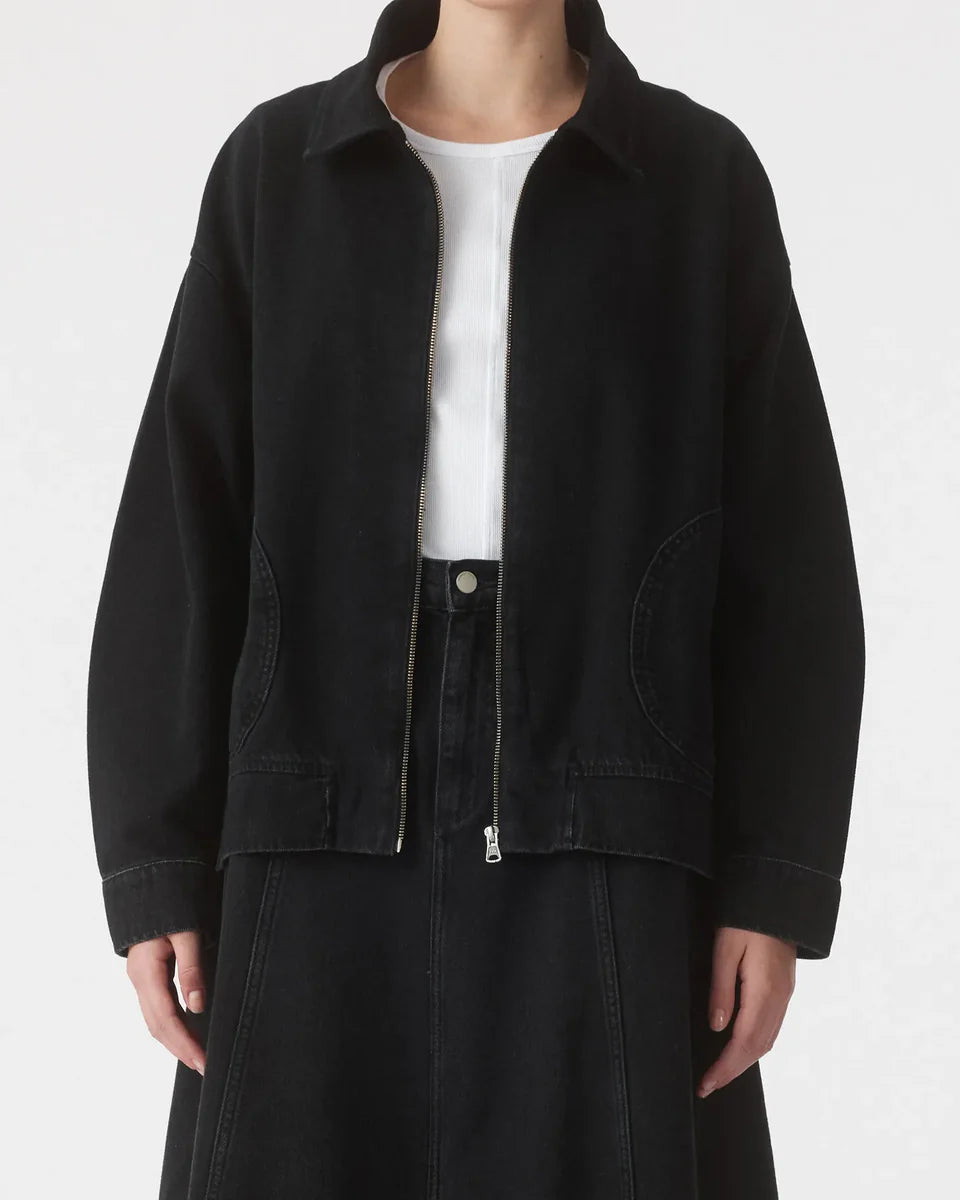 GINA OVERSIZED BOMBER JACKET | SHADOW