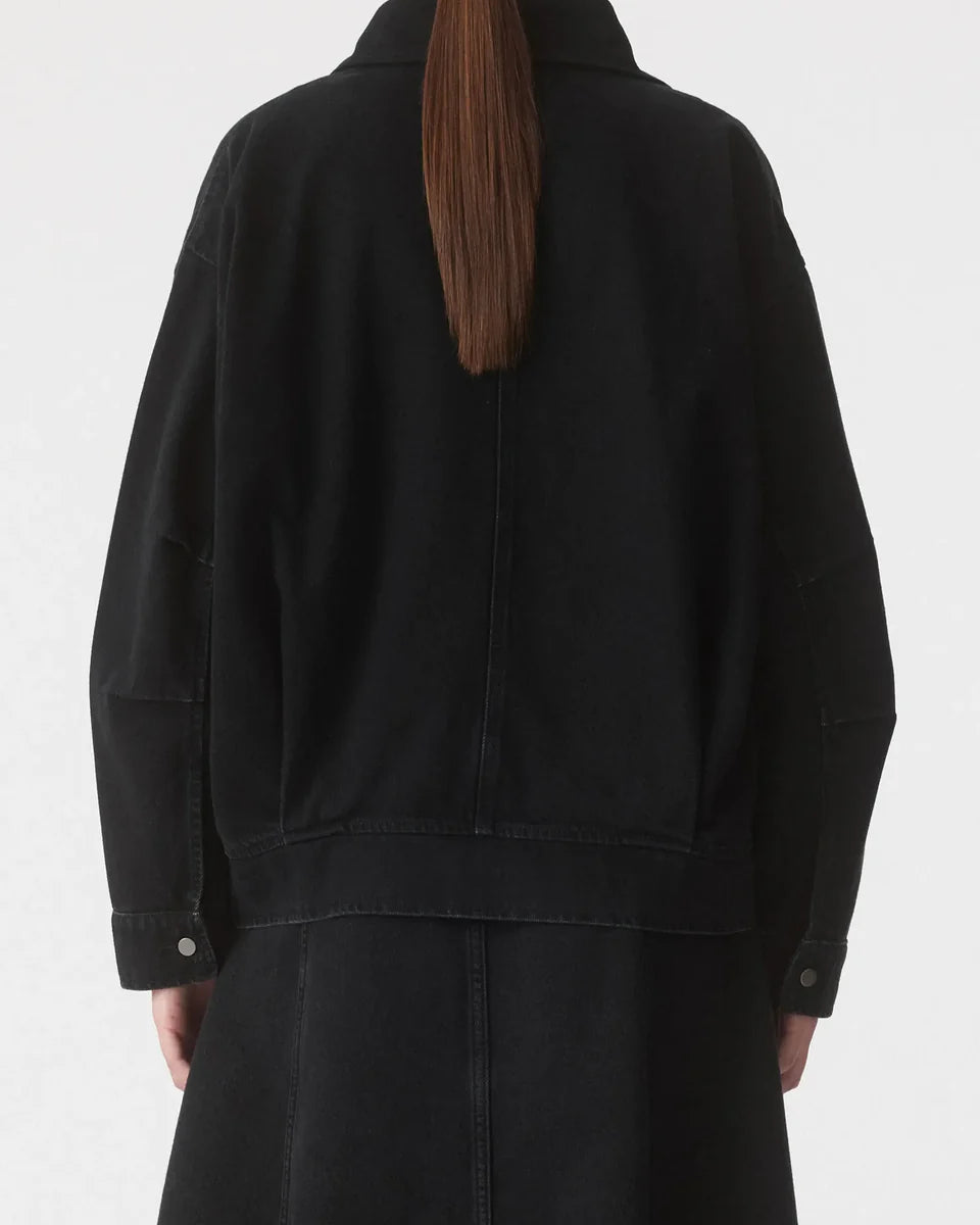 GINA OVERSIZED BOMBER JACKET | SHADOW