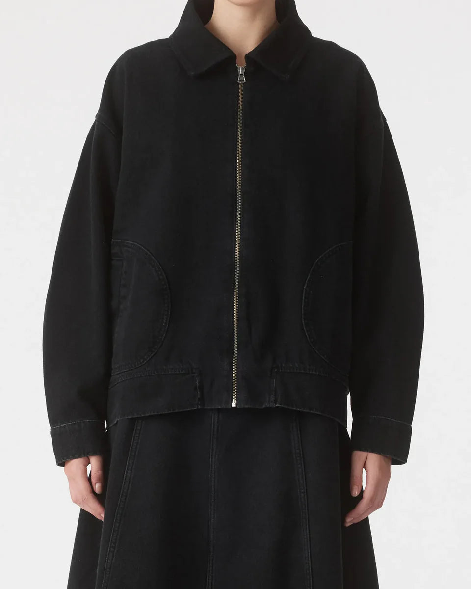 GINA OVERSIZED BOMBER JACKET | SHADOW