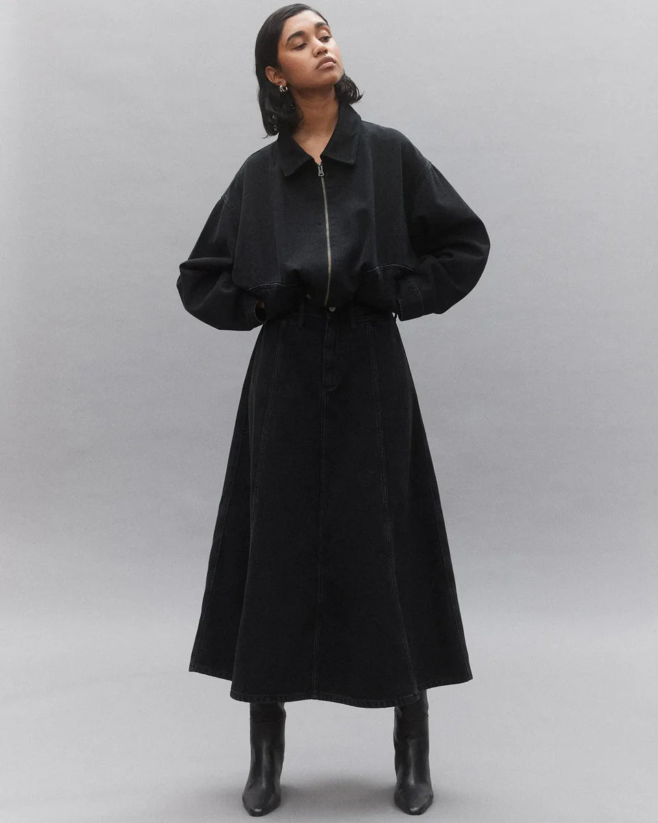 GINA OVERSIZED BOMBER JACKET | SHADOW