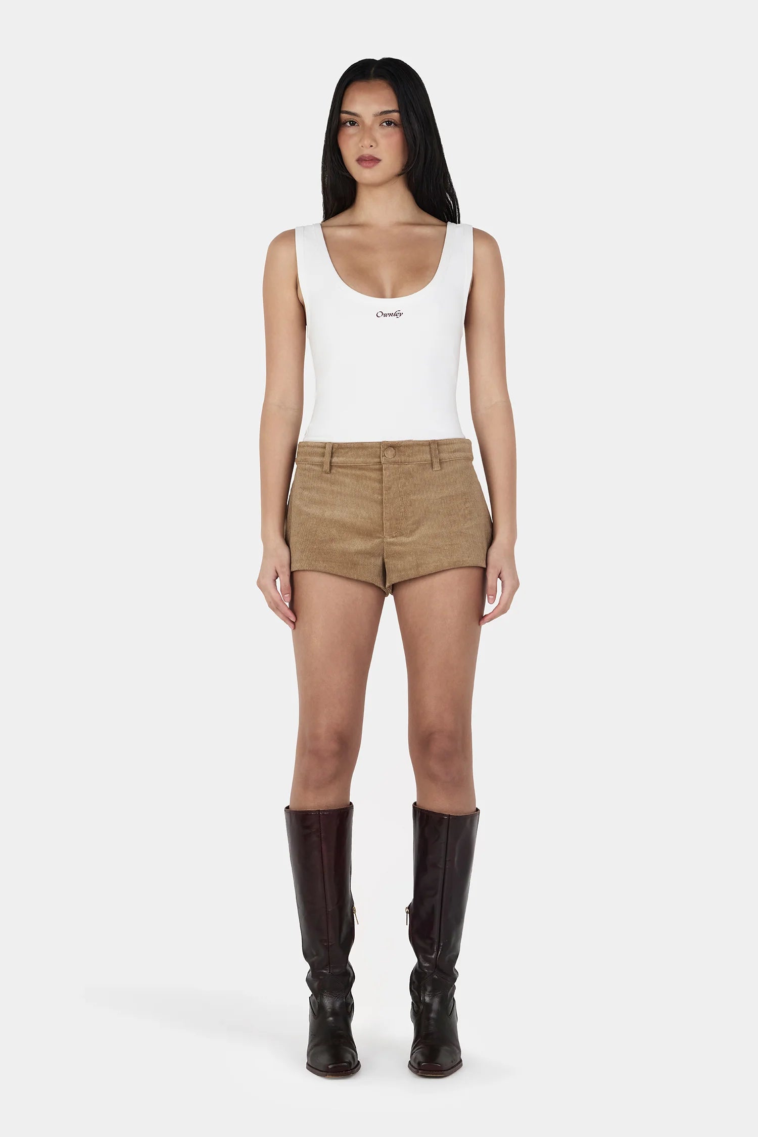 JOEY CORD SHORTIES | TAN