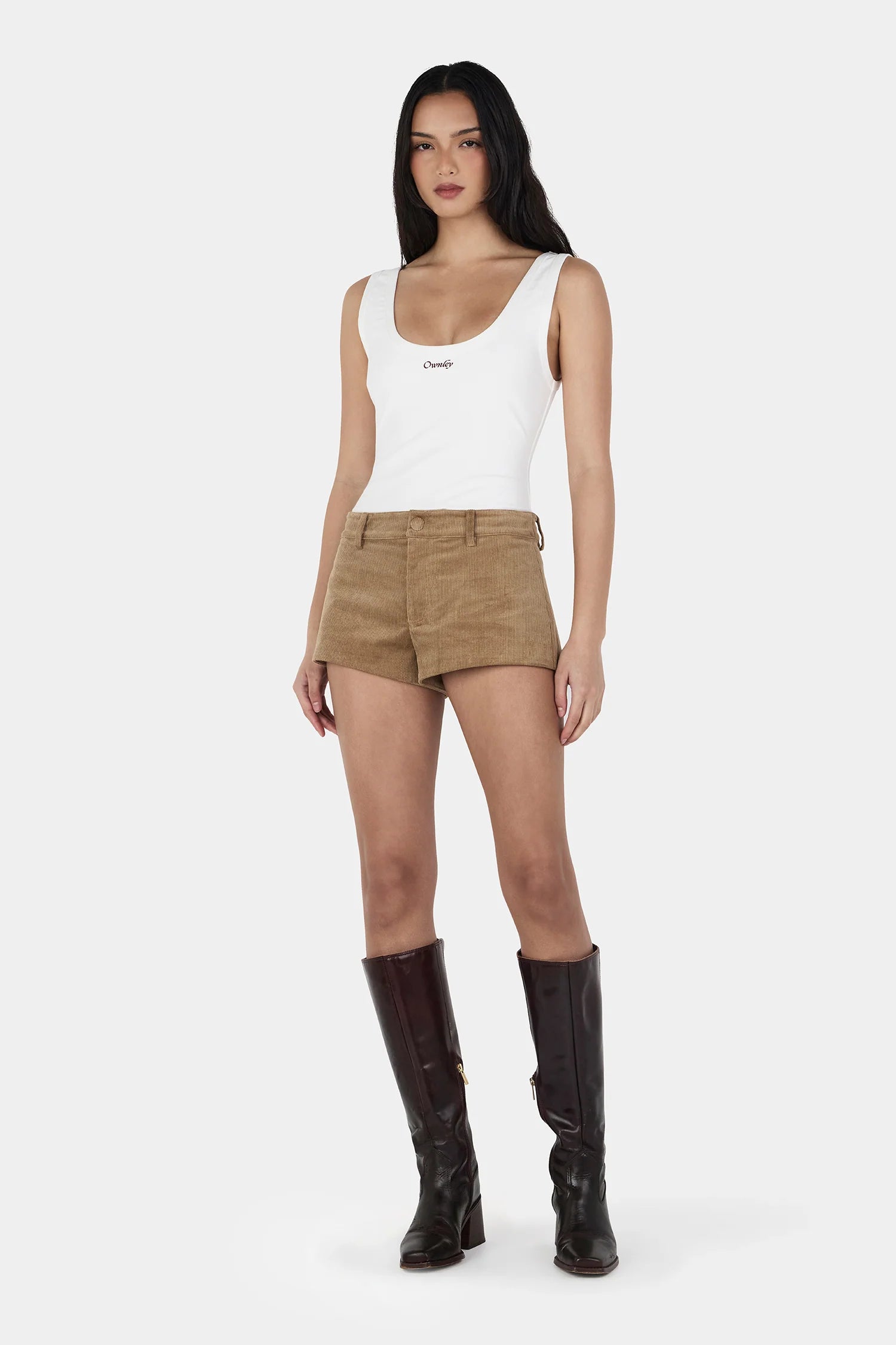 JOEY CORD SHORTIES | TAN