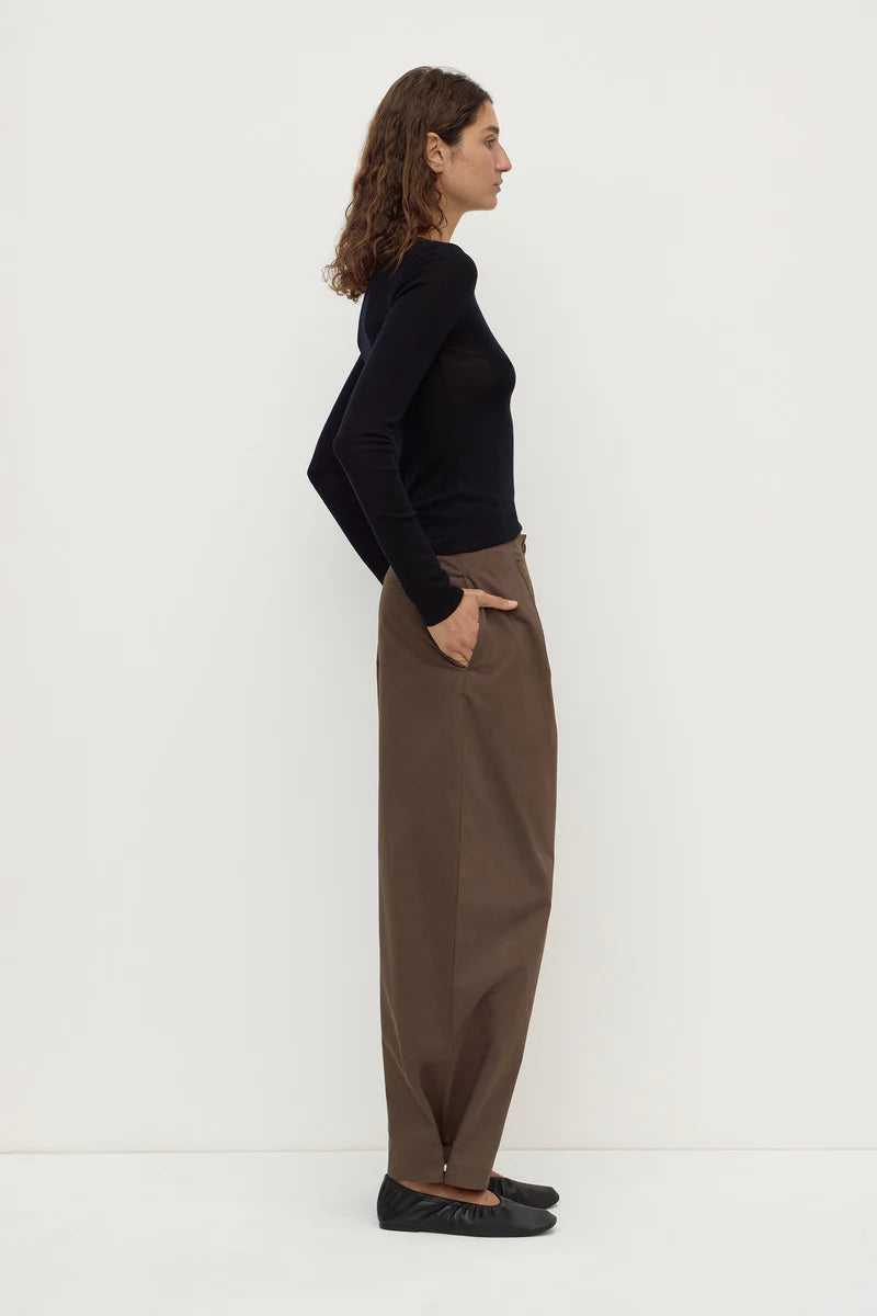 JASMINE ADJUSTABLE BARREL PANT | MILITARY
