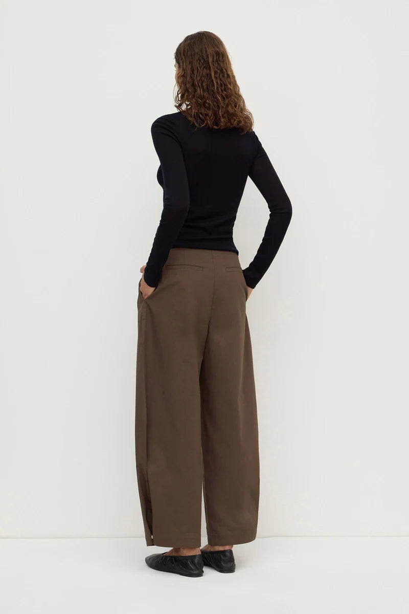 JASMINE ADJUSTABLE BARREL PANT | MILITARY