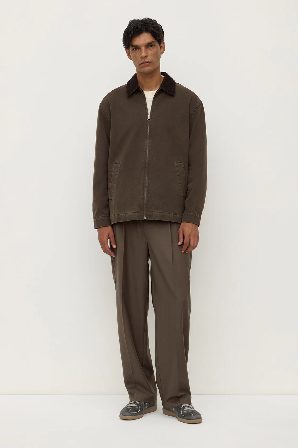 Assembly Label Joey Cotton Jacket Espresso