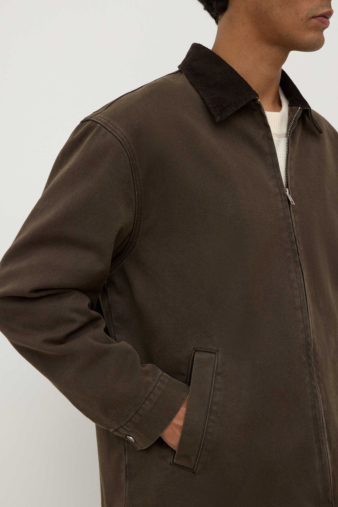 Assembly Label Joey Cotton Jacket Espresso