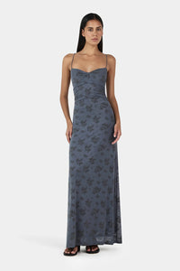 KARIMA MIDI DRESS | STORMY