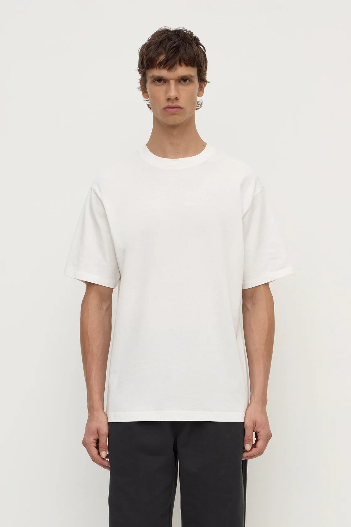 Assembly Label Knox Organic Oversized Tee Antique White