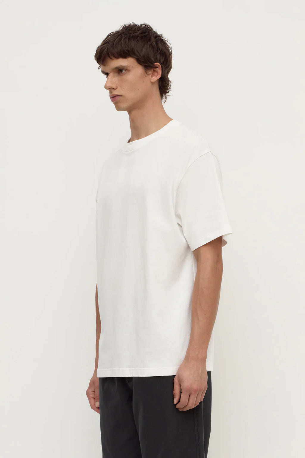 Assembly Label Knox Organic Oversized Tee Antique White