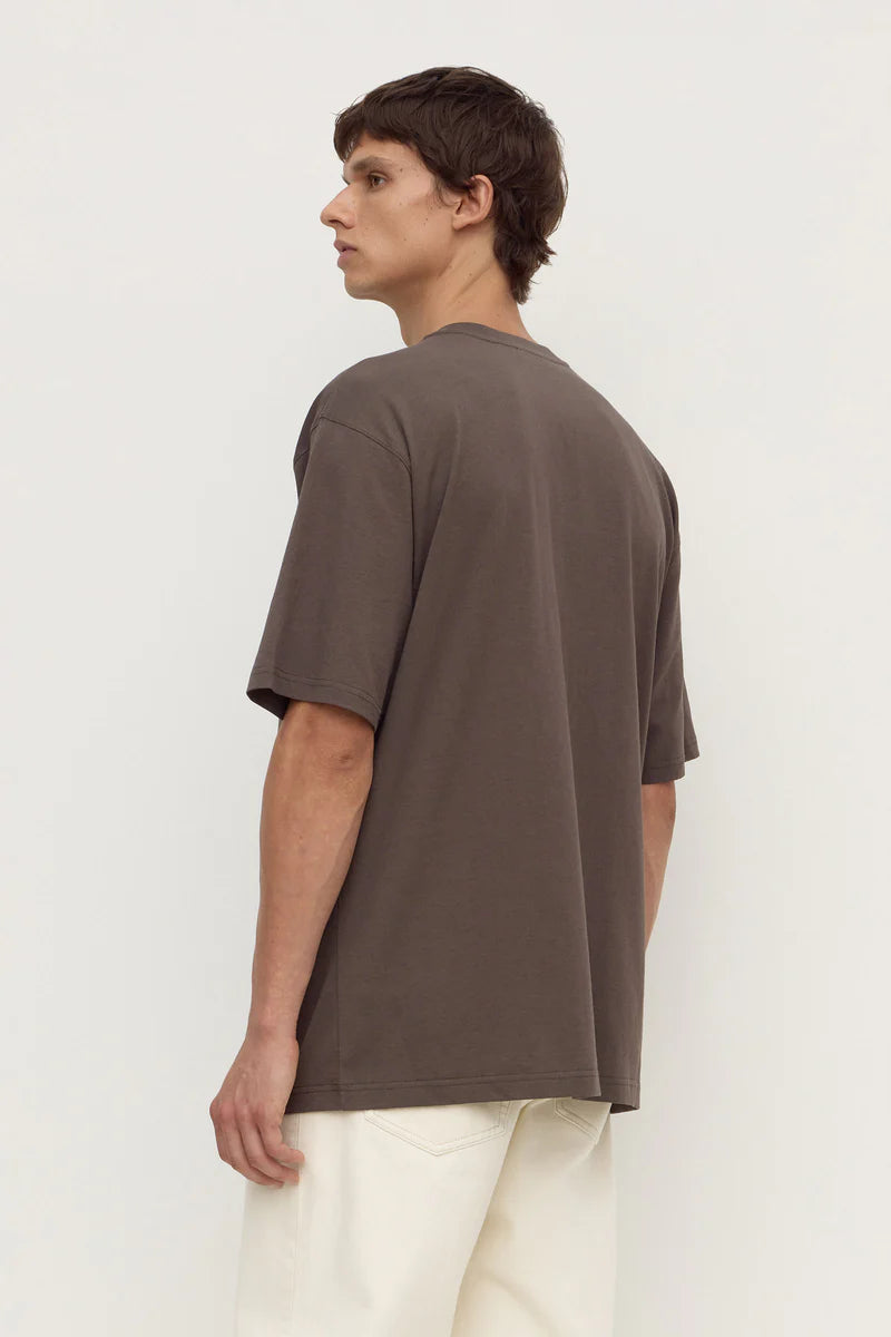 KNOX ORGANIC OVERSIZED TEE | BARK