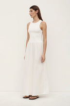 KONA MIDI DRESS | WHITE