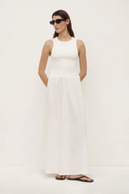 KONA MIDI DRESS | WHITE