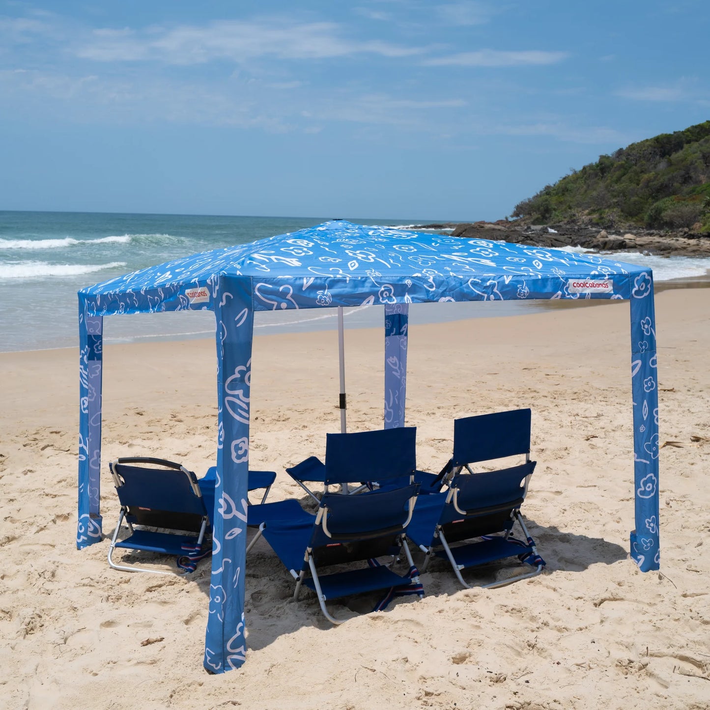 THE COOLCABANAS 5 LARGE | BYRON NAVY