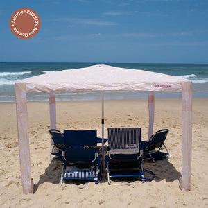 THE COOLCABANAS 5  LARGE |  BYRON BEIGE/TANGERINE