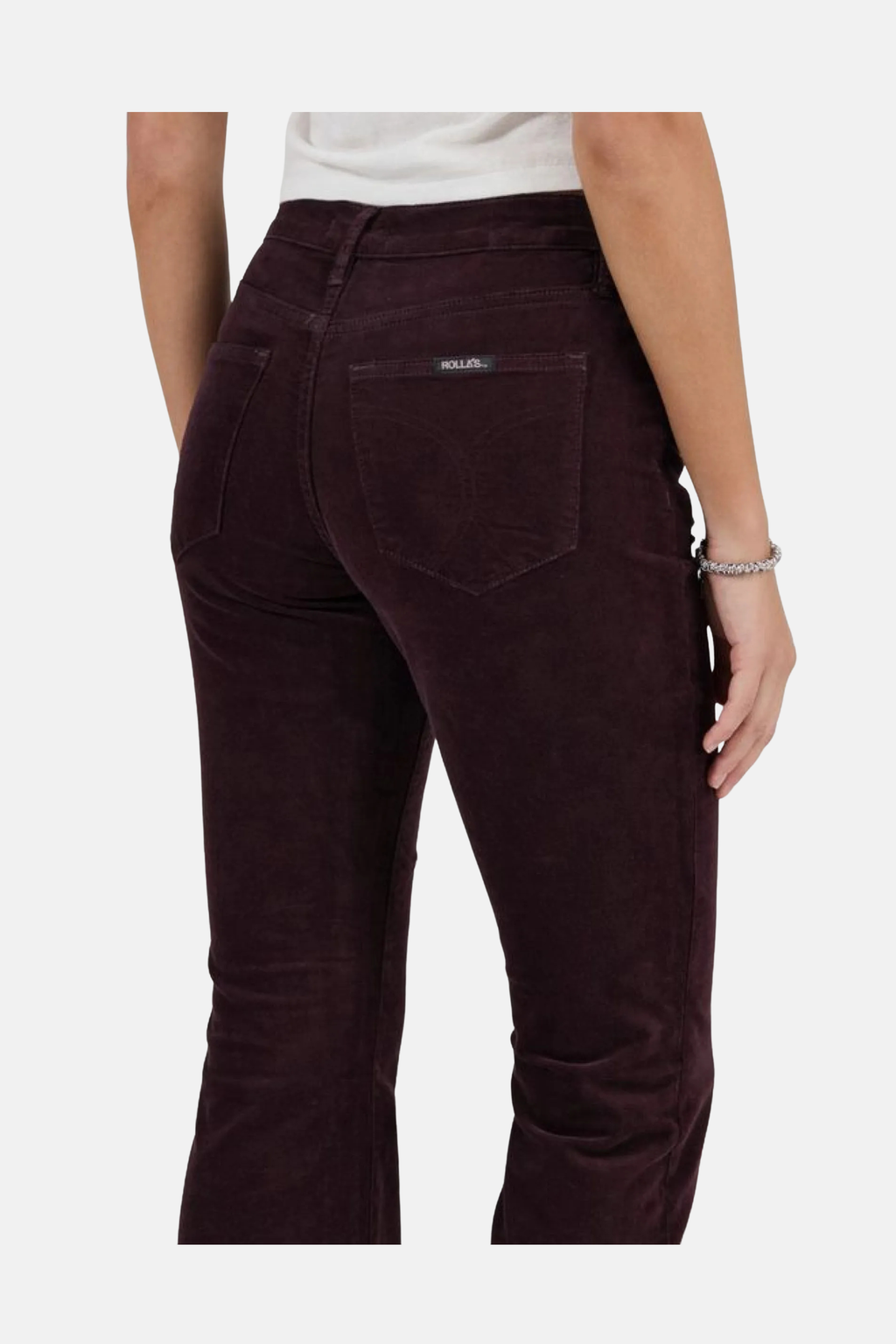 DOWNTOWN FLARE JEAN | DARK CHERRY