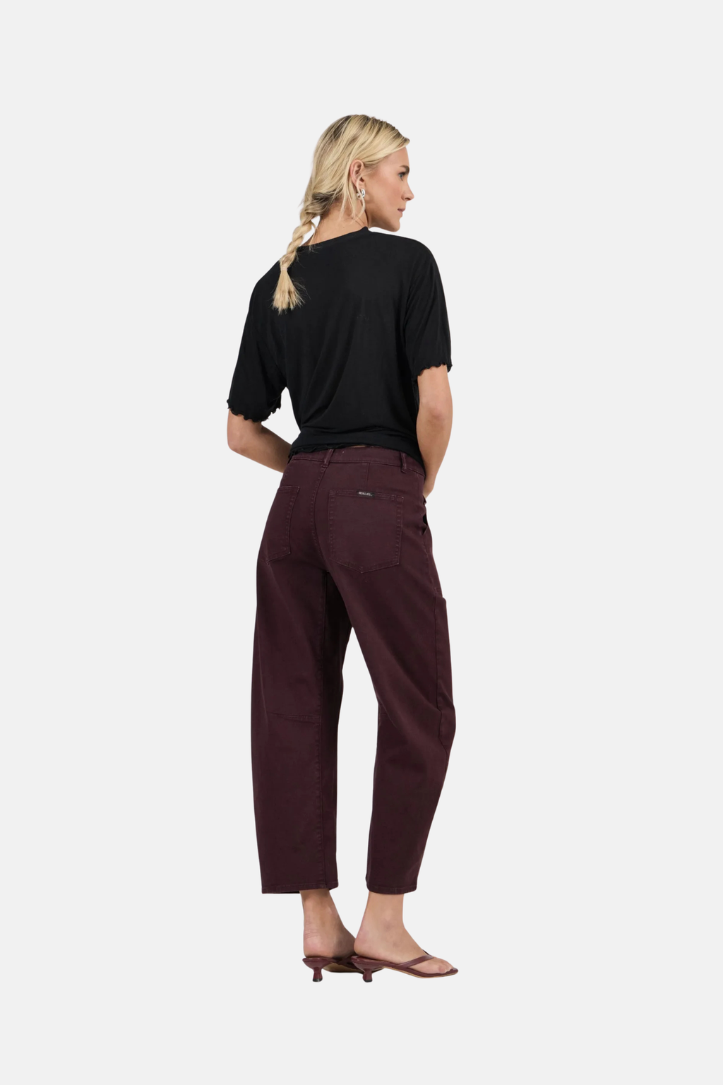 GIGI BARREL TRADE JEAN | DARK CHERRY
