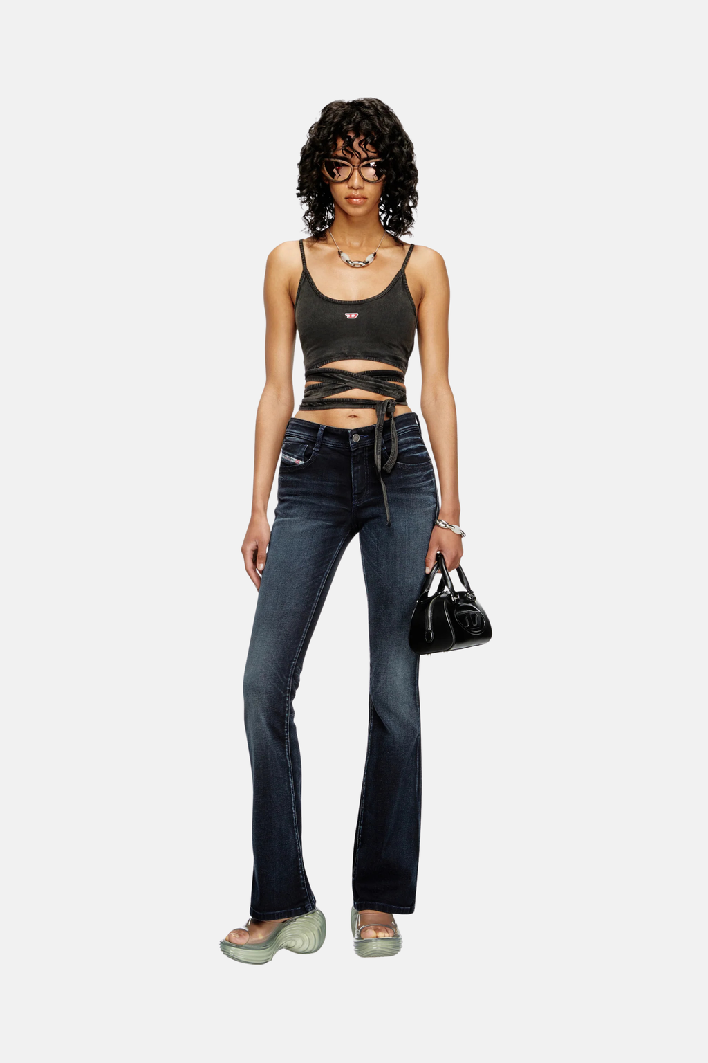 MELISSA QUANTUM PLATFORM + DIESEL | TRANSPARENT BLUE