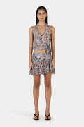 YIANA MINI SKIRT | LEOPARD