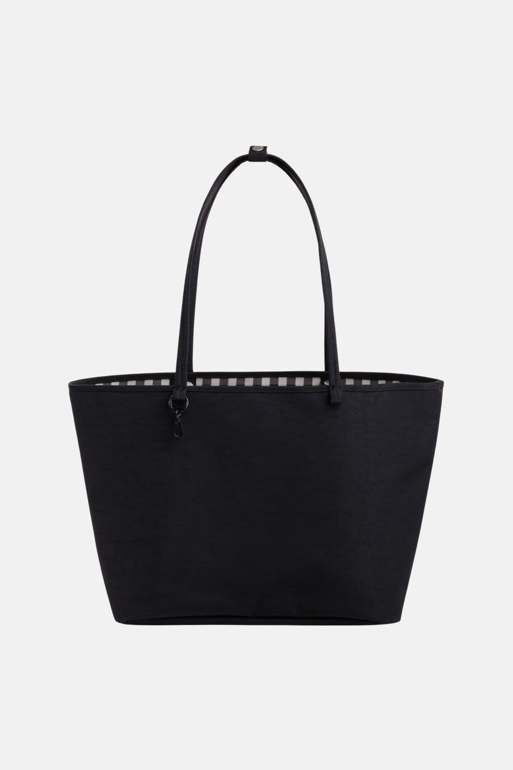 Large Nylon Reversible Tote Black Mix