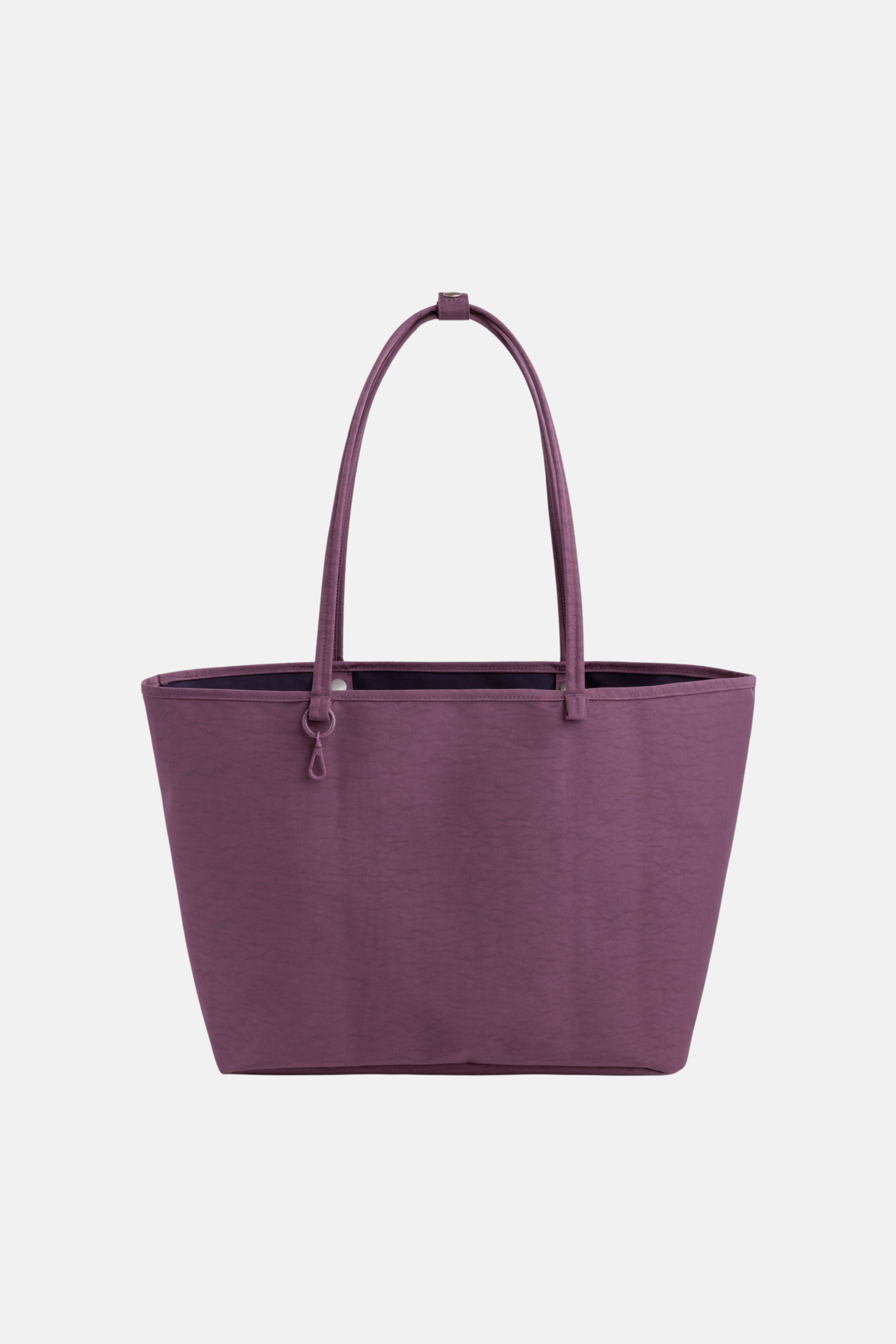 Large Nylon Reversible Tote Wild Plum