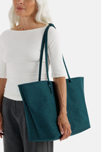 Large Nylon Reversible Tote Deep Sea Mix