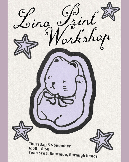 The Keepsake Club Lino Print Workshop (5 November)