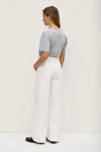 LEXI WIDE LEG JEAN | VINTAGE WHITE
