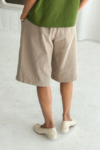 Le Bon Shoppe Liam Bermuda Shorts Taupe