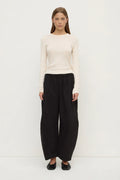 LOLA BARREL PANT | BLACK