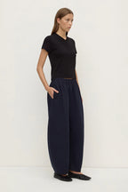 Assembly Label Lola Barrel Pant Navy