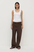 LOOSE FIT JEAN | DARK GANACHE