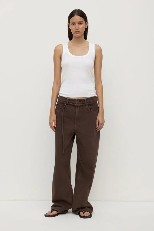 LOOSE FIT JEAN | DARK GANACHE