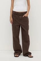 LOOSE FIT JEAN | DARK GANACHE