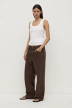 LOOSE FIT JEAN | DARK GANACHE