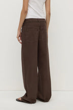 LOOSE FIT JEAN | DARK GANACHE